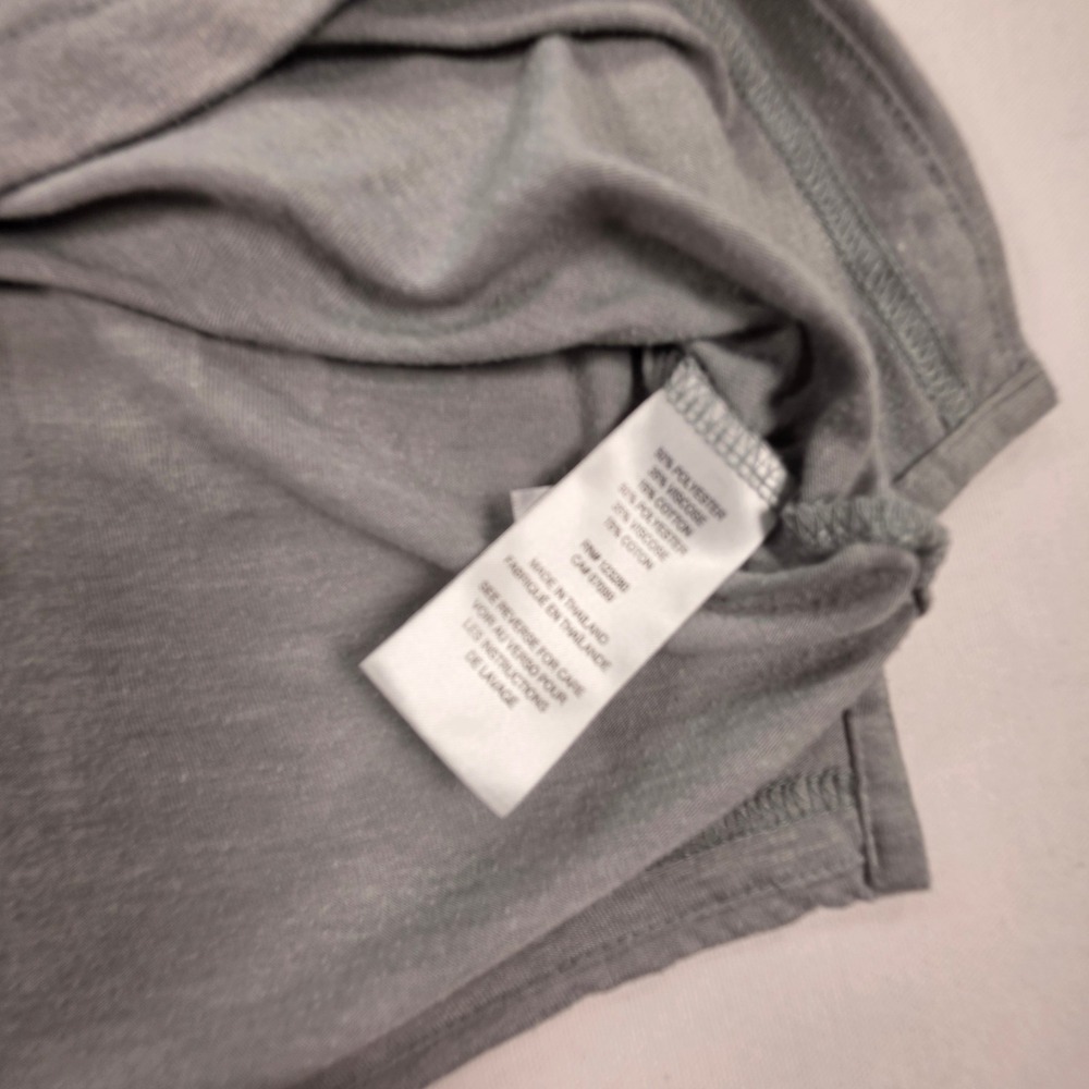 Travis Mathew Mens XL Gray Heathered Striped Short Sleeve Golf Polo Shirt - Picture 5 of 9